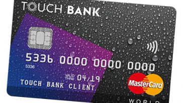 touch bank заявка на карту